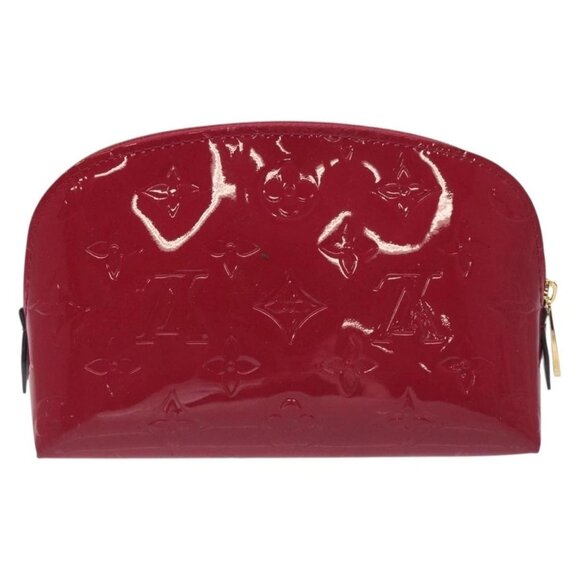 LOUIS VUITTON Monogram Vernis Pochette Cosmetic Rose Indian M90009 Auth 130667 - Picture 2 of 15